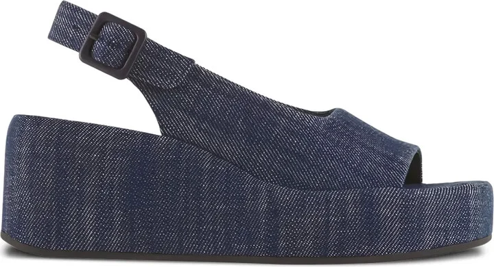 65mm Denim Platform Sandals