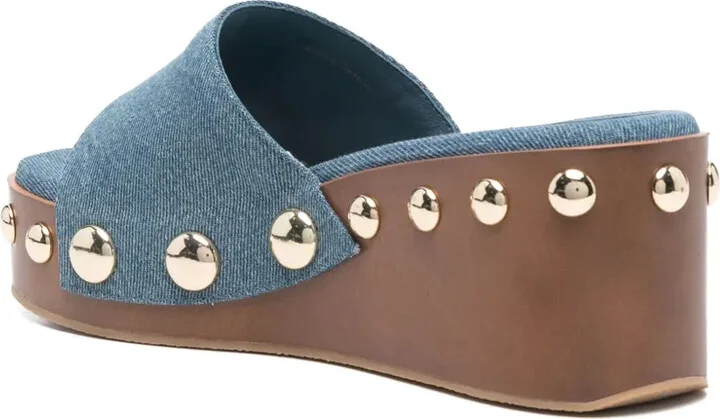 65mm Denim Sandals - Image 3