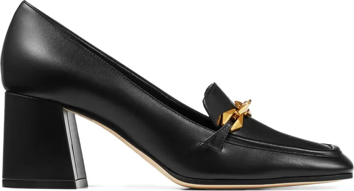 65mm Diamond Tilda leather pumps