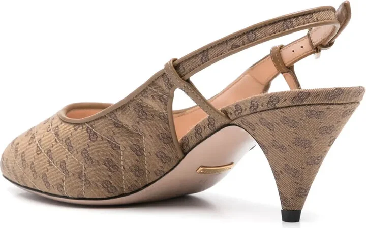 65mm Double G slingback pumps - Image 3