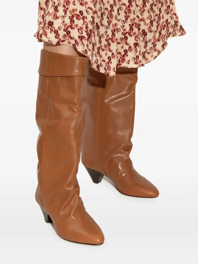 65mm Elita leather knee-high boots - Image 4