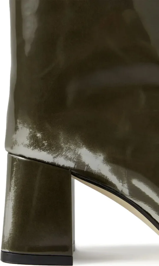 65mm Finola patent-leather square-toe boots - Image 4