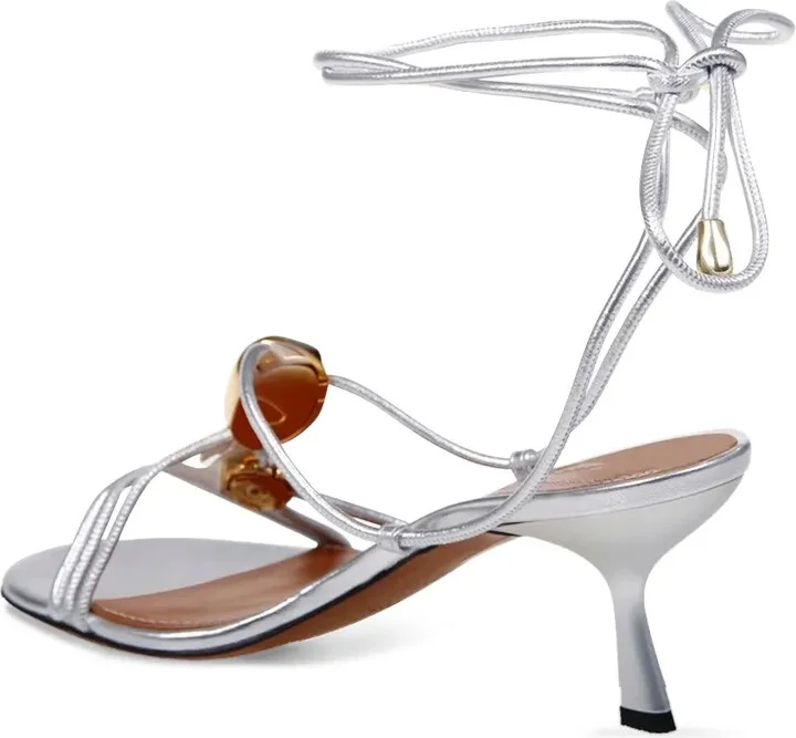 65mm Gleam strappy sandals - Image 3