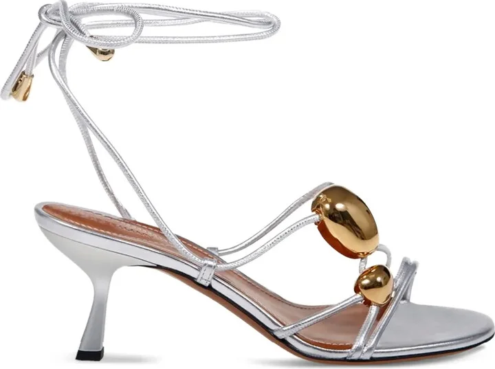 65mm Gleam strappy sandals
