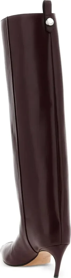 65mm Lea pointed-toe leather boots - Image 3