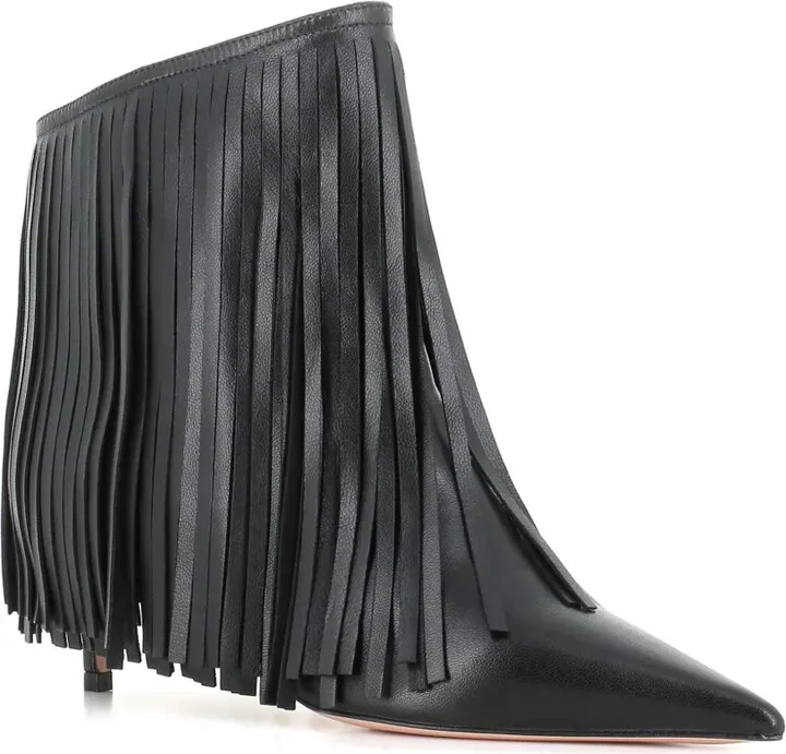 65mm Leather Ankle Boots - Image 2