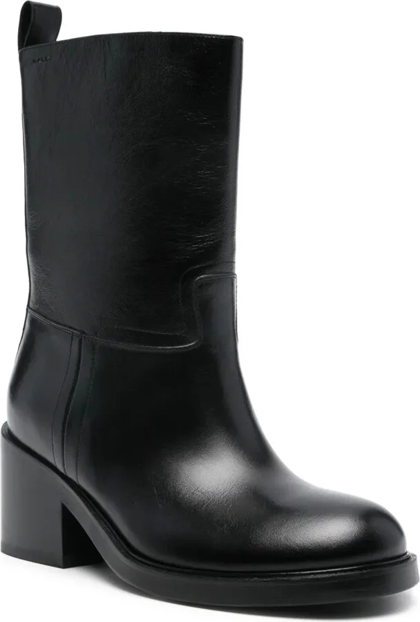 65mm Leather Boots - Image 2