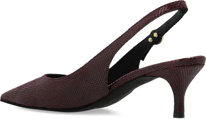 65mm Leather Heeled Pumps - Image 3