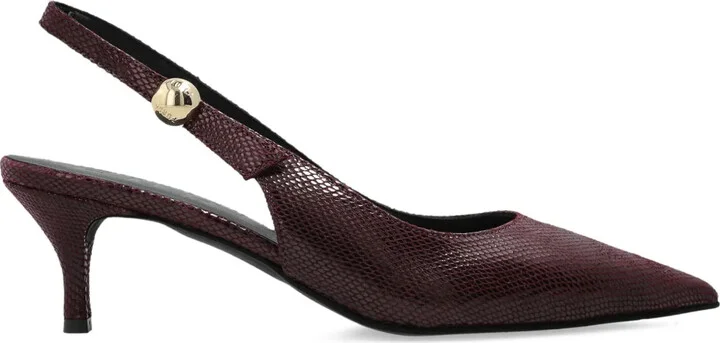 65mm Leather Heeled Pumps
