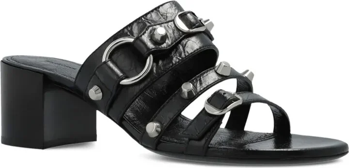 65mm Leather Heeled Sandals - Image 2