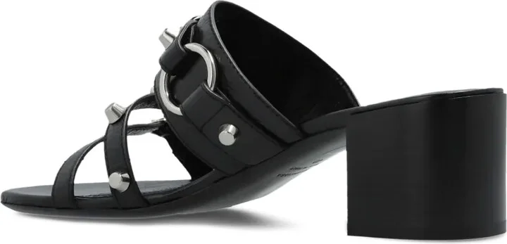 65mm Leather Heeled Sandals - Image 3