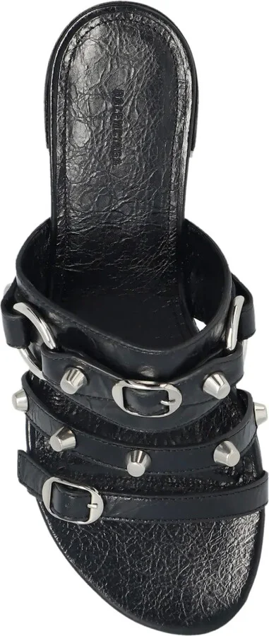 65mm Leather Heeled Sandals - Image 4