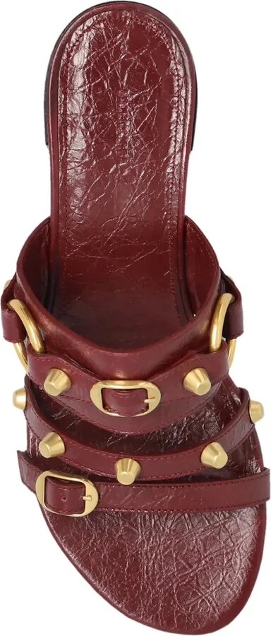 65mm Leather Heeled Sandals - Image 4