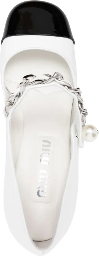 65mm leather Mary Jane pumps - Image 4
