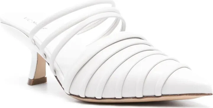 65mm Leather Mules - Image 2