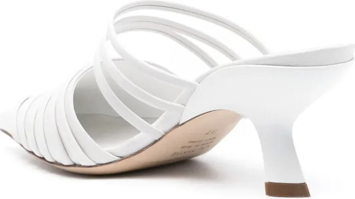 65mm Leather Mules - Image 3