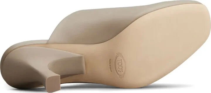 65mm Leather Mules - Image 4