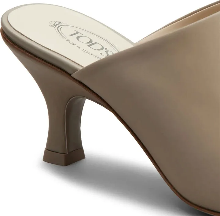 65mm Leather Mules - Image 5