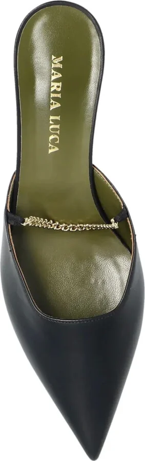 65mm Leather Mules - Image 4