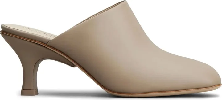 65mm Leather Mules