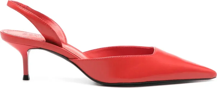 65mm Leather Pumps