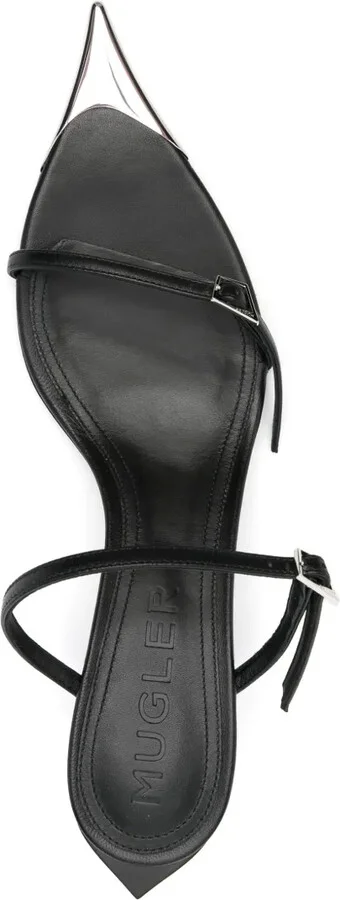 65mm Leather Sandals - Image 4