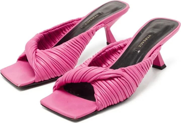 65mm Leather Sandals - Image 2