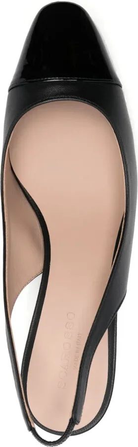 65mm Leather Slingback Pumps - Image 4