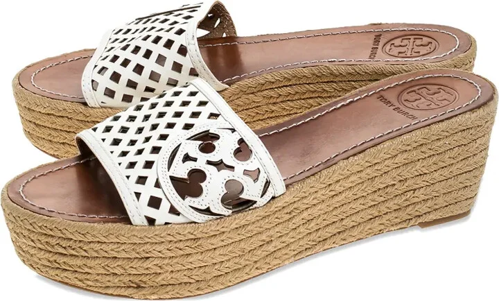 65mm Leather Wedge Sandals - Image 2