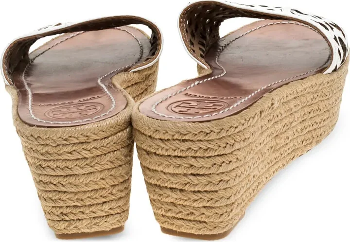 65mm Leather Wedge Sandals - Image 3