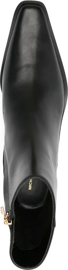 65mm Leather Zip-Fastening Cowboy Boots - Image 4