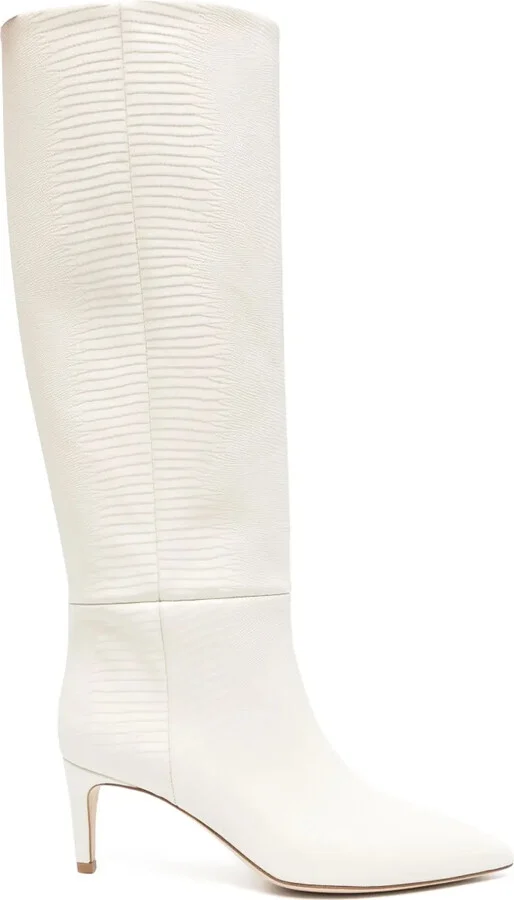 65mm Lizard-Embossed Boots