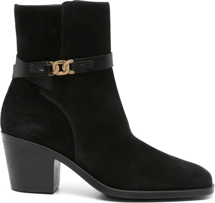 65mm Logo-Charm Ankle Boots