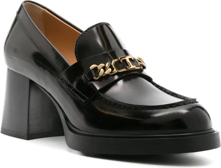 65mm Logo-Plaque Leather Pumps - Image 2