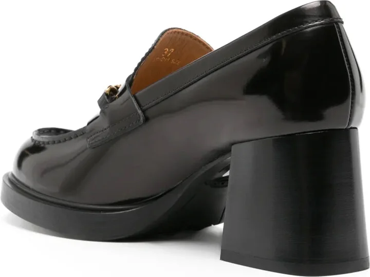 65mm Logo-Plaque Leather Pumps - Image 3