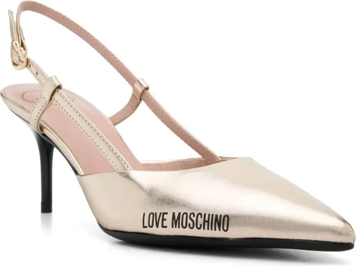 65mm Logo-Print Pumps - Image 2