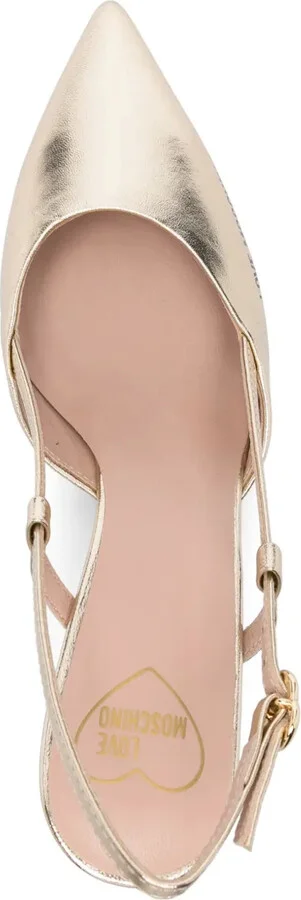 65mm Logo-Print Pumps - Image 4