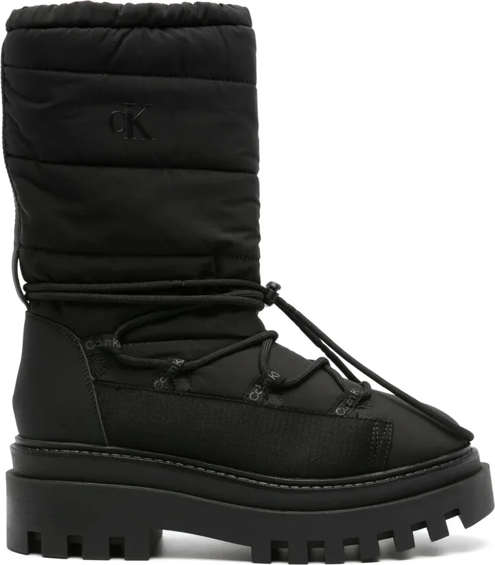 65mm Logo-Print Snow Boots
