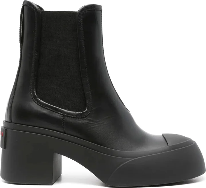 65mm logo-raised Chelsea boots