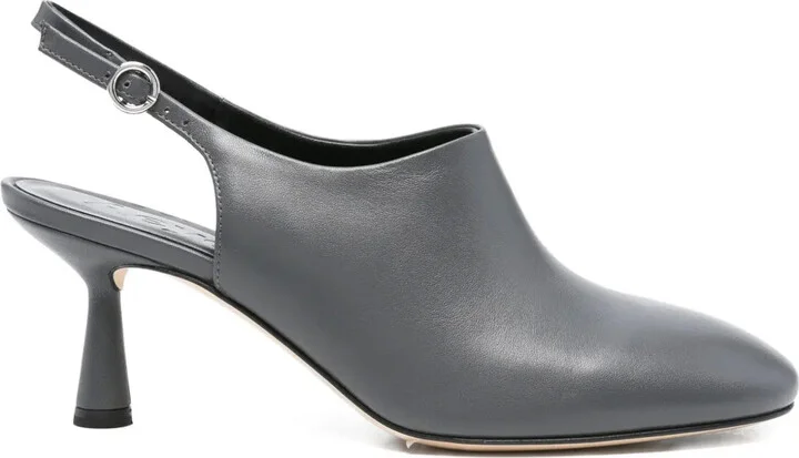 65mm Malin slingback leather pumps