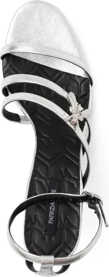 65mm Metallic Strappy Sandals - Image 4