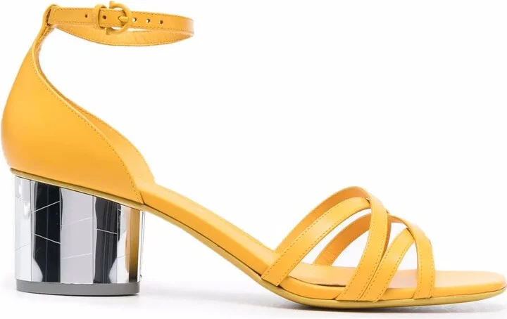 65mm Mirrored-Heel Sandals