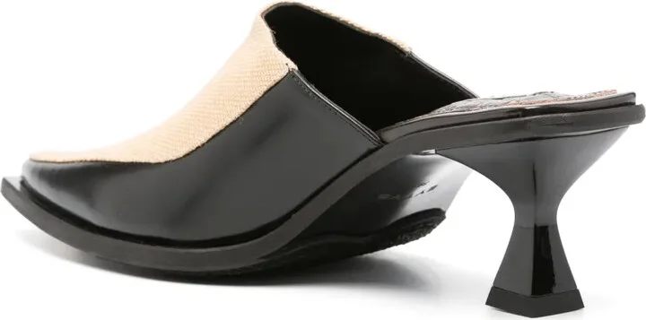 65mm Panelled Mules - Image 3