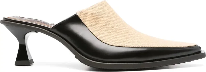 65mm Panelled Mules