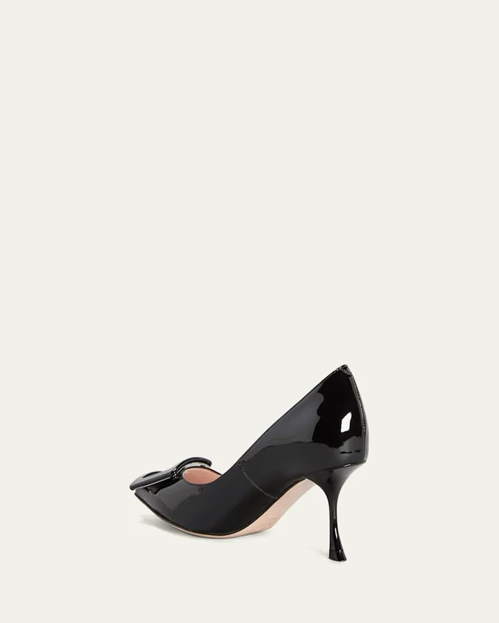 65mm Patent Buckle Pumps - Image 2
