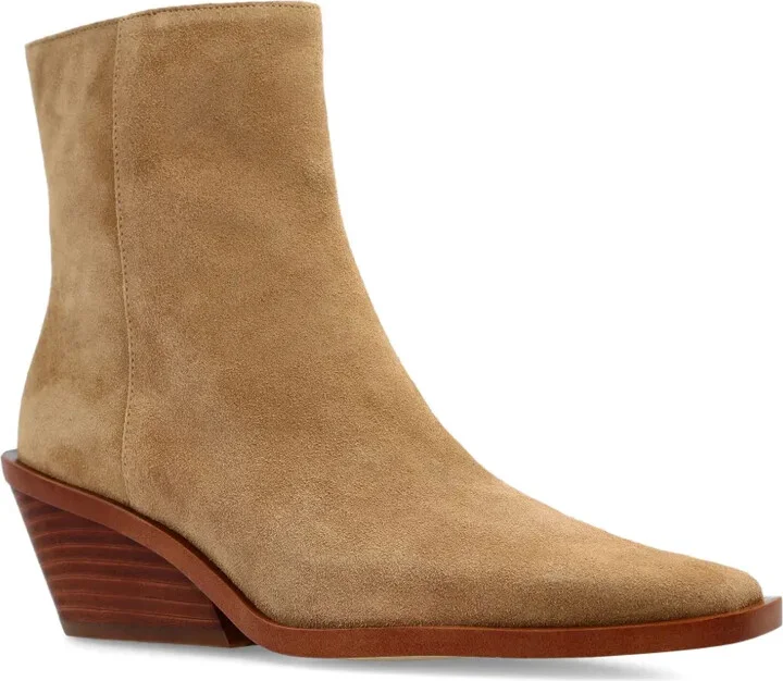 65mm Pointed-Toe Suede Ankle Boots - Image 2