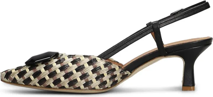 65mm Raffia Pumps - Image 4
