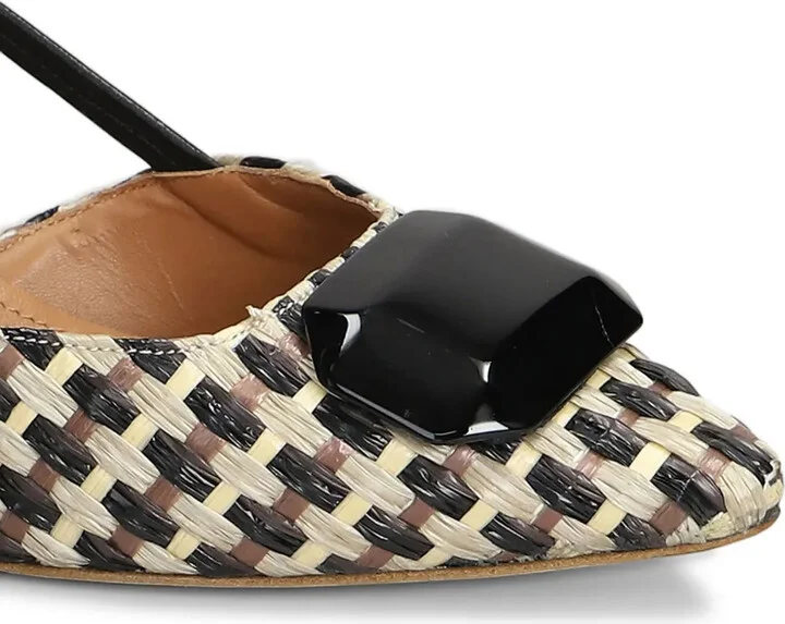 65mm Raffia Pumps - Image 5