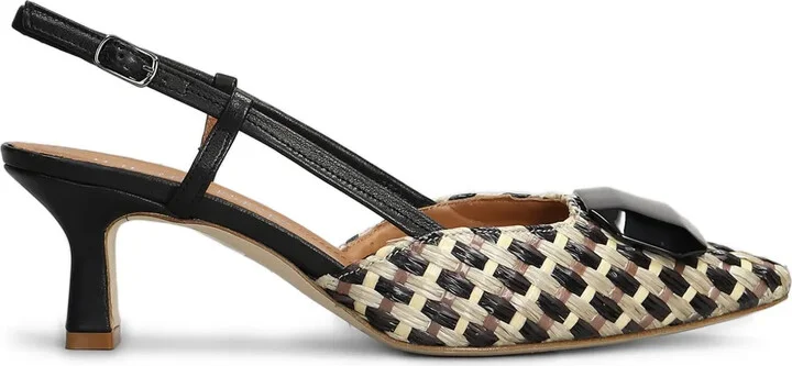 65mm Raffia Pumps