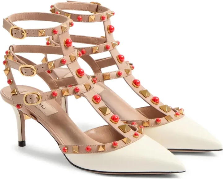 65mm Rockstud embellished pumps - Image 2